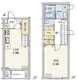 カスタリア旗の台 201 間取り図