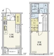 カスタリア旗の台 203 間取り図