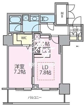 ロイヤルパークスタワー南千住 1712 間取り図