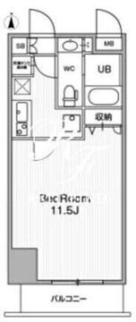アーバンフラッツ池袋プレミアム 2302 間取り図