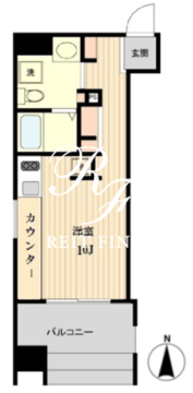 プライマル亀戸 1301 間取り図