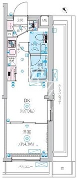 リヴシティ北馬込 401 間取り図