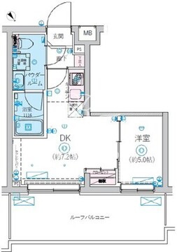 リヴシティ北馬込 502 間取り図