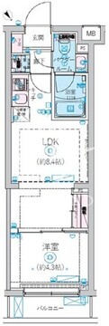 リヴシティ北馬込 103 間取り図