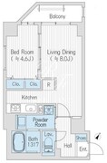 フラッツ美竹 602 間取り図