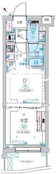 リヴシティ北馬込 207 間取り図