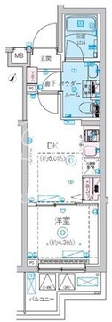 リヴシティ北馬込 212 間取り図