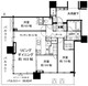晴海フラッグ SUN-T-12階84.20㎡ 間取り図