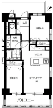 メゼリテ表参道 301 間取り図