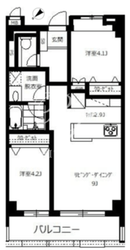 メゼリテ表参道 302 間取り図