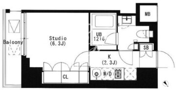 品川イースト 405 間取り図
