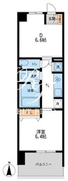 レジディア南千住 202 間取り図