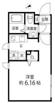ブランシェ神楽坂 103 間取り図