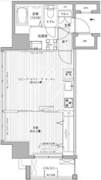 レジェンダリーガーデン赤羽イーストビュー 803 間取り図