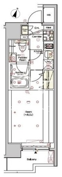シーフォルム三ノ輪 506 間取り図