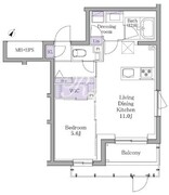 イプセ白金 102 間取り図