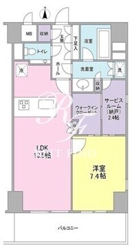 プロスペクト・グラーサ広尾 806 間取り図