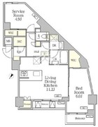 アジールコート池尻大橋 211 間取り図