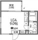 ラヴィージェ赤羽 402 間取り図