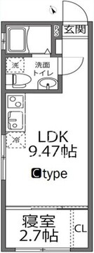 ラヴィージェ赤羽 203 間取り図