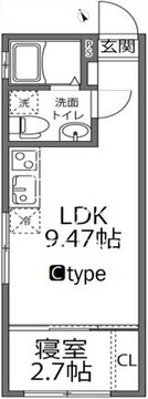 ラヴィージェ赤羽 303 間取り図