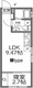 ラヴィージェ赤羽 401 間取り図