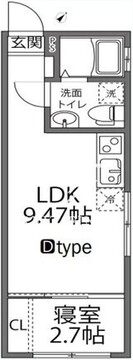 ラヴィージェ赤羽 501 間取り図
