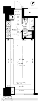 The SOHO 1108 間取り図
