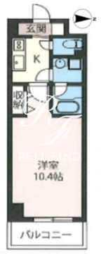 エスティメゾン秋葉原 705 間取り図