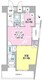 コンフォリア三宿 404 間取り図