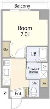 ミアカーサ雑司が谷 204 間取り図