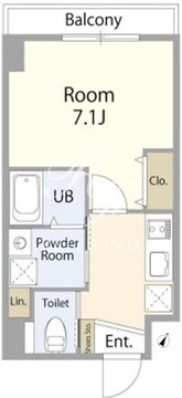 ミアカーサ雑司が谷 205 間取り図