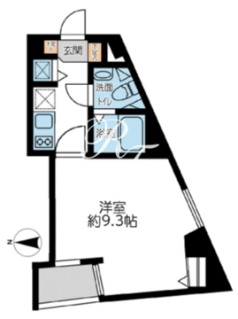 グランカーサ馬込1 501 間取り図