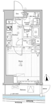 プレミアムキューブG市谷甲良町 102 間取り図