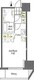 プライムメゾン蔵前 1302 間取り図