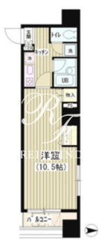 アクアコート 204 間取り図