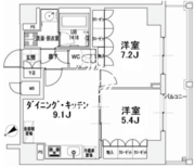 エスティメゾン王子 902 間取り図