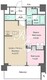 ウエリスアーバン水天宮前 1201 間取り図
