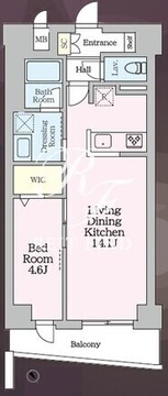 ラグゼナ平井サウス 204 間取り図