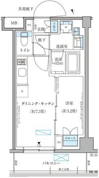 パークアクシス文京本郷 427 間取り図