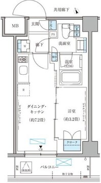 パークアクシス文京本郷 419 間取り図