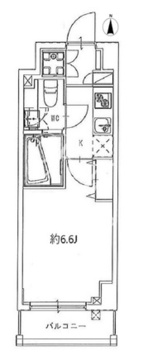 メイクスデザイン清澄白河アジールコート 305 間取り図