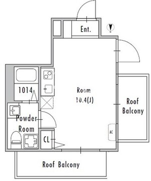 グランパセオ池袋 501 間取り図