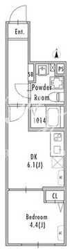 グランパセオ池袋 102 間取り図