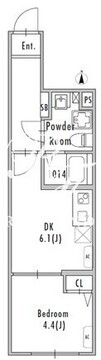 グランパセオ池袋 202 間取り図