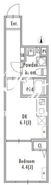 グランパセオ池袋 302 間取り図