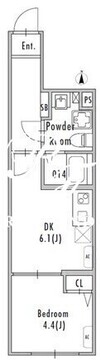 グランパセオ池袋 502 間取り図