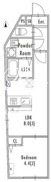 グランパセオ池袋 303 間取り図