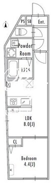 グランパセオ池袋 403 間取り図