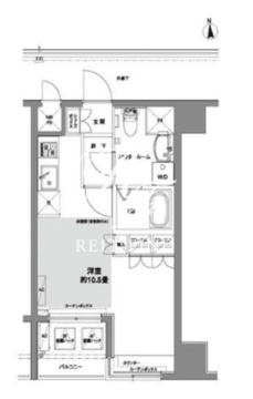 コンフォリア芝公園 202 間取り図